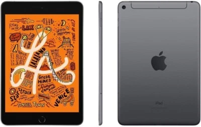 Apple iPad mini 5.Gen (2019) WiFi+ Cellular Space Grau 256GB/A2124 wow sehr Gut - Bild 1 von 4