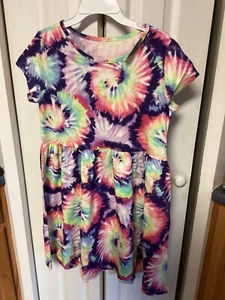 The Children’s Place Girls Dress - Size XXL - Tie dye - Picture 1 of 3
