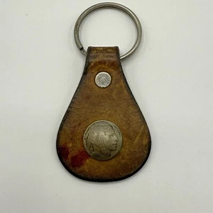 Schlüsselanhänger Leder Nickel 1936 - Bild 1 von 3