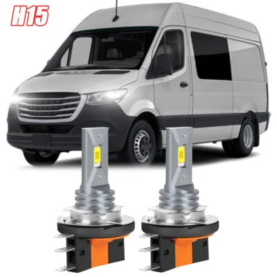 H15 Headlight High Beam Bulbs For Freightliner Sprinter 1500 2500 3500 2019-2020 - Image 1 of 4