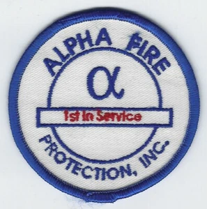 **PARCHE CONTRA INCENDIOS ALPHA FIRE PROTECTION INC 1ER EN SERVICIO** - Imagen 1 de 1
