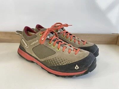 Vasque Grand Traverse Womens Size 11 M Hiking Shoes Taupe Coral Leather 7319 - Image 1 of 4