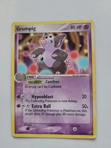 Grumpig 32/107 Pokemon Deoxys Psychic Uncommon - Picture 1 of 2