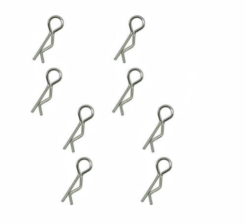 Clips Carrozzerie Auto Scala 1:5 1:8 1:10 - 8 Clips a Confezione - Immagine 1 di 1