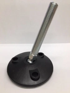 4 Pezzi Regolatori Resistenti M12 x 100mm - Capacità di Carico 750Kg. Base 100 mm. - Foto 1 di 4