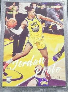 2019-20 Chronicles Jordan Poole Luminance Gold Parallel RC Rookie 01/10  Warrior - Picture 1 of 3