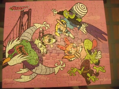 Puzzle Powerpuff Girls Mojo Jojo 100 piezas 13" x 15" MB 2000 Cartoon Network Foto 1 de 4