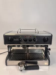 Cafetera espresso doble Dualit cromada 84012/un portafiltro - Imagen 1 de 14