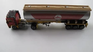 SIKU Volvo F 10 Turbo 6 LKW Tankwagen Silotransport Siloauflieger West Germany - Bild 1 von 10