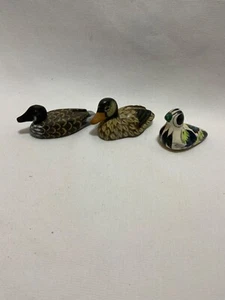 3 Miniature Ducks Stone Rock and Tonala - Picture 1 of 6