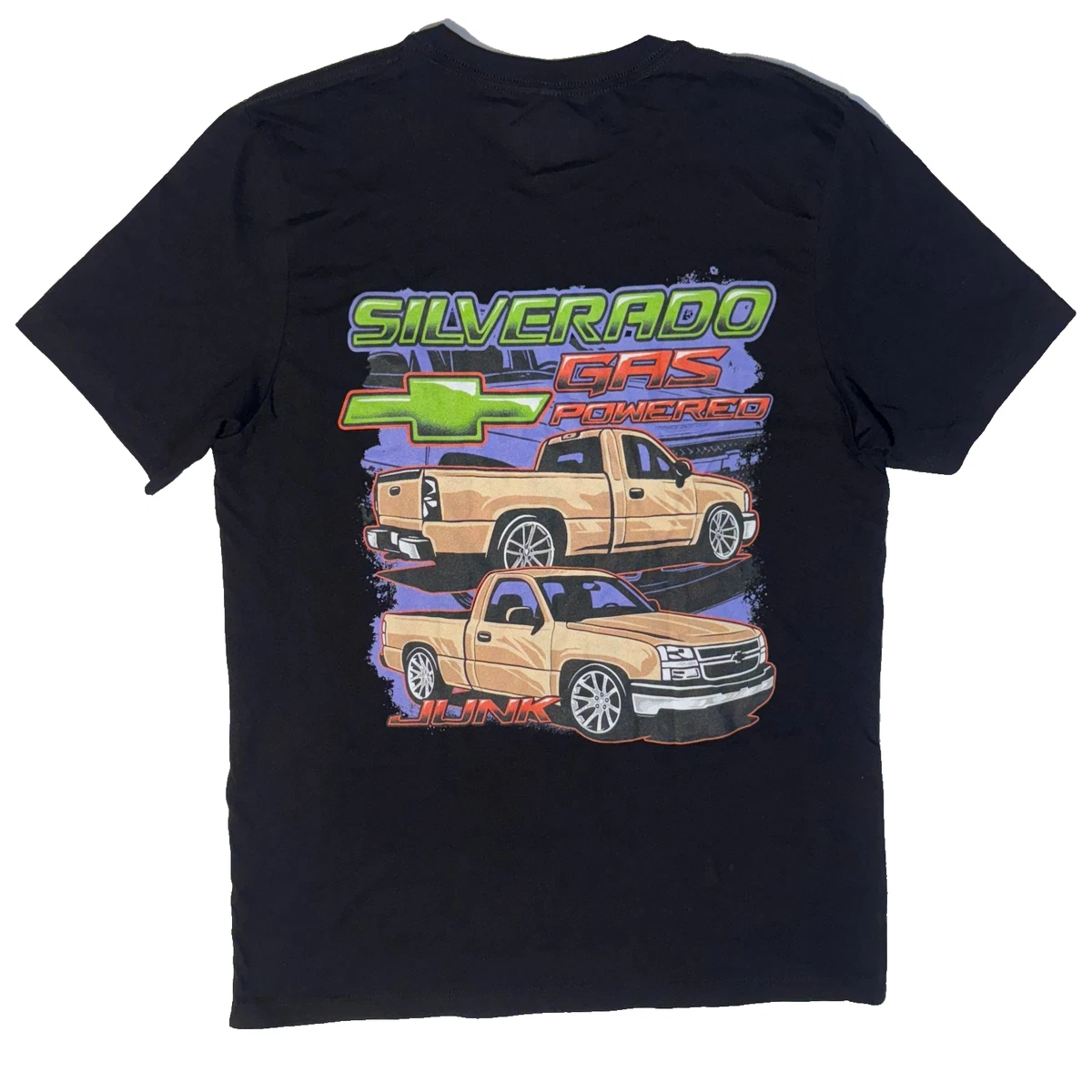 JG Infinite 1990 Chevy Silverado 1500 Sport Pickup Truck T-Shirt - Classic Muscle Car Tee - View #5
