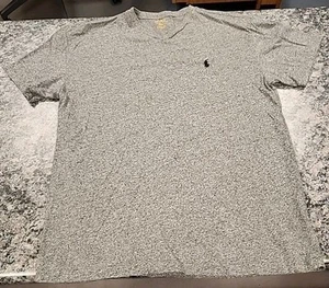 POLO Ralph Lauren Mens Medium V Neck Tshirt Y2K - Picture 1 of 7