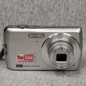 Casio EXILIM ZOOM EX-Z35 12.1MP Digitalkamera - Silber 3x Optisch 2.6" LCD - Bild 1 von 10