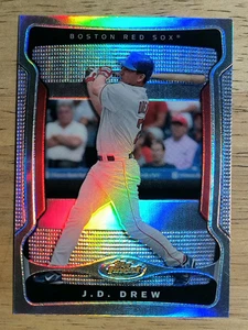 2009 Finest Refractors #64 J.D. Drew - Picture 1 of 2