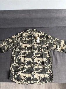 Brave Soul Garment Gothem Long Sleeve Shirt, Sz Large, Camo - Picture 1 of 6