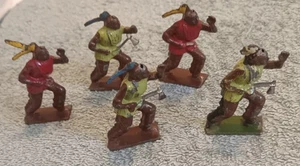 Gran Bretaña/Gran Bretaña Género American Indian Warriors (5).   Tomahawks.  Usado en juego. - Imagen 1 de 3