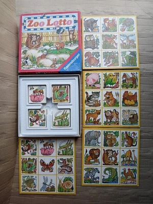 Ravensburger Zoo Lotto Children's games Otto Maier Veriag 1977  Wester Germany - Image 1 of 4