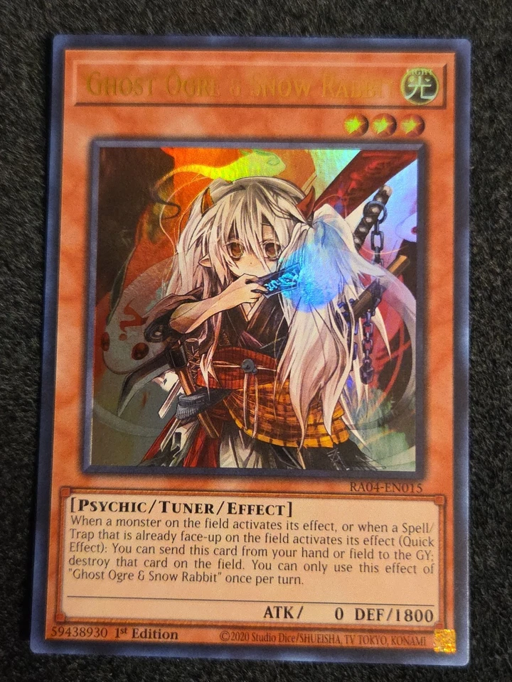 Ghost Ogre & Snow Rabbit RA04-EN015 Ultra Rare 1st Edition NM  - Image 1 of 1