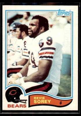 1982 Topps Revie Sorey #304 Chicago Bears - Image 1 of 2