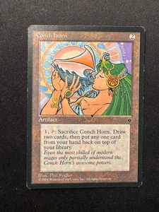 Conch Horn Artifact Rare Fallen Empires MTG NP NM/NM+ - Picture 1 of 2