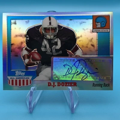 2005 Topps All American Football DJ Dozier Refractor Auto 38/55 Please Read - Image 1 of 2