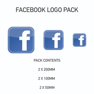 Facebook Social Media Pack Graphics Kit Sign Writing Vehicle lettering Livery - Picture 1 of 1