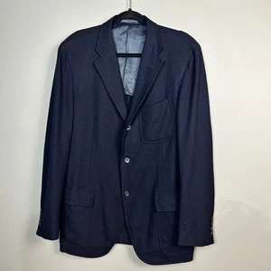 Polo Ralph Lauren Sport Coat Blazer 42R Cashmere Herringbone Tweed Italy Vintage - Picture 1 of 13