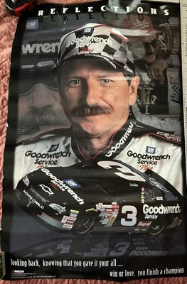 Vintage Dale Earnhardt Sr. NASCAR #3 ~ Reflections Poster 22"x 16” - Image 1 of 4