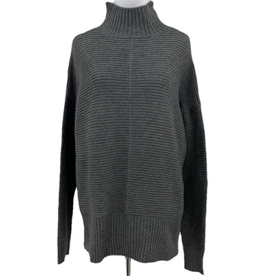 Nuevo con etiquetas Suéter Pullover Sweet Romeo Para Mujer Gris Carbón Cuello Alto Talla Pequeña FS Foto 1 de 4
