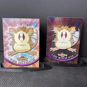  1999 Topps Pokemon TV Animation Edition Cards: #20 Raticate - HOLO - NM/LP - Imagen 1 de 8