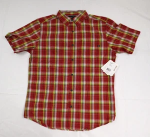 Marmot Waldron Men’s Medium (M) Button Down Checkered Short Sleeve UPF 50 Shirt - Picture 1 of 12