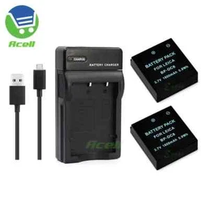 Cargador USB o batería de reemplazo BP-DC8 para cámara Leica X-E X-U X Vario (tipo 107) - Imagen 1 de 9