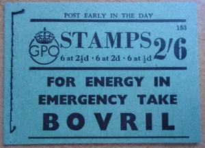 BD17 1942 George VI 2/6 Stitched Booklet Edition 153 - Picture 1 of 6