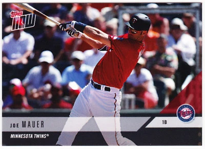 Joe Mauer Minnesota Twins 2018 Topps NOW Road to Opening Day OD-141 SP /225 - Image 1 of 2