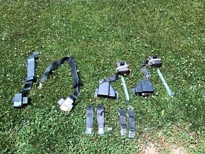 1990-1993 Ford Mustang BLACK OEM Seat belts CONVERTIBLE only Front & Rear GT LX - Image 1 of 4