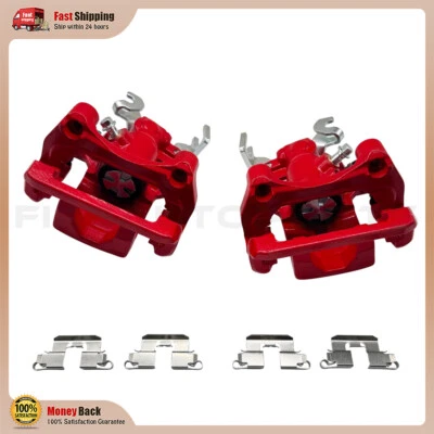 Pinza de freno de disco trasera roja x2 para Ford Fusion MKZ Milan Mazda 6 Upgrade Foto 1 de 4