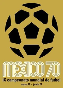 1970 FIFA World Cup - Mexico - Promotional Advertising Magnet - Picture 1 of 2