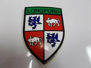 Longford Irish County Crest Ireland Decal Sticker Shield  Badge Ireland - Picture 1 of 1