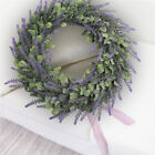 All Season Wall Hanging Lavender Wreath Artificial Lavender Flower Garland Decor