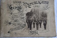 La Garde Républicaine de Paris album de 20 pages comprenant 40  photographies 