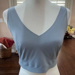 Soma ENBLISS Bralette Powdered Blue Lightweight Seamless Size XXXL - Picture 1 of 7