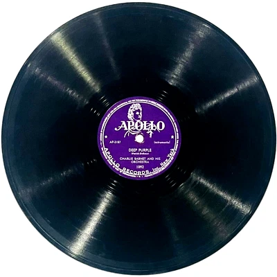 Charlie Barnet - Jubilee Jump / Deep Purple - Apollo Record 10" 78rpm - Image 1 of 4