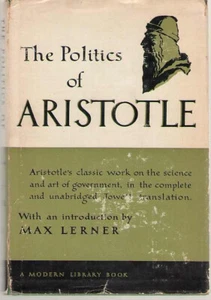 Aristotle's Politics Modern Library 228.1 - Hardcover - Intro by Max Lerner - Picture 1 of 1