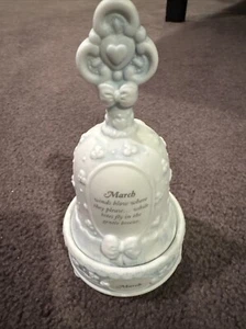 Vintage Rare Precious Moments March Bell Enesco 1996 FREE SHIPPING  - Bild 1 von 11