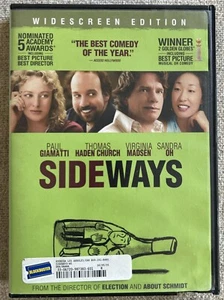SIDEWAYS DVD Paul Giamatti, Thomas Haden Church Widescreen - Picture 1 of 2