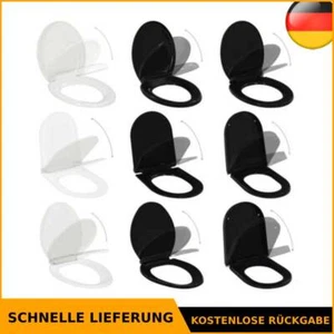 Toilettensitz Absenkautomatik Klodeckel Toilettendeckel WC Sitz Deckel vidaXL - Bild 1 von 49