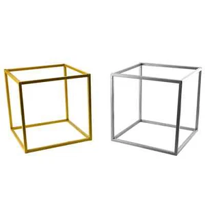 Metal Cube Centerpiece - Picture 1 of 3