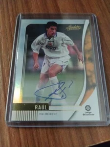 PANINI CHRONICLES ABSOLUTE SOCCER - RAUL GONZALEZ AUTOGRAPH AB-6 - Imagen 1 de 1