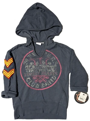 THE BEATLES SGT PEPPERS LONELY HEARTS CLUB BAND Niños 6-6x Sudadera con Capucha Azul NUEVA Foto 1 de 4