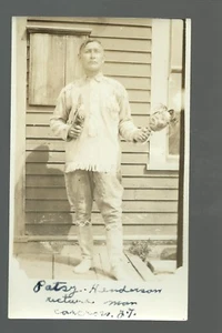 Carcross Y.T. CANADA RPPC c1910 INDIAN with DANCE RATTLES Rattle Patsy Henderson - Picture 1 of 3